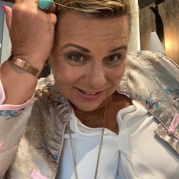 Last Chance ! Robert Louis Asian Floral Print Jacket   π - Picture 14 of 16